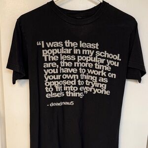 Tultex Black Tee with Inspirational Text